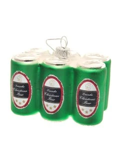 Krebs Glas Lauscha Christbaumornament In Grün - (L)6 Cm