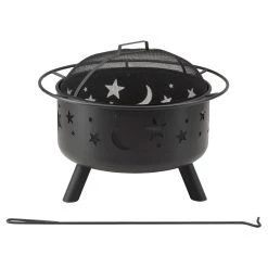 Landmann Feuerkorb "Stars & Moon" In Schwarz
