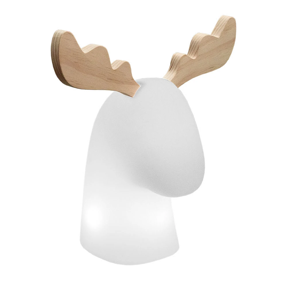 LICHT-TREND Beleuchtetes LED Rentier Rudy In Weiß – Bild 2