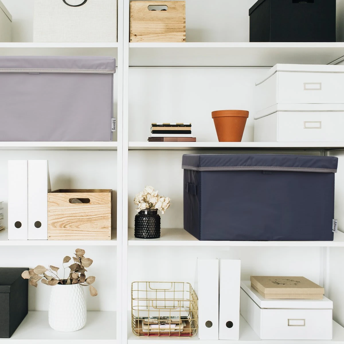 Lifeney Aufbewahrungsbox 2er-Set Hellgrau, 37 X 25 X 21 Cm – Bild 4