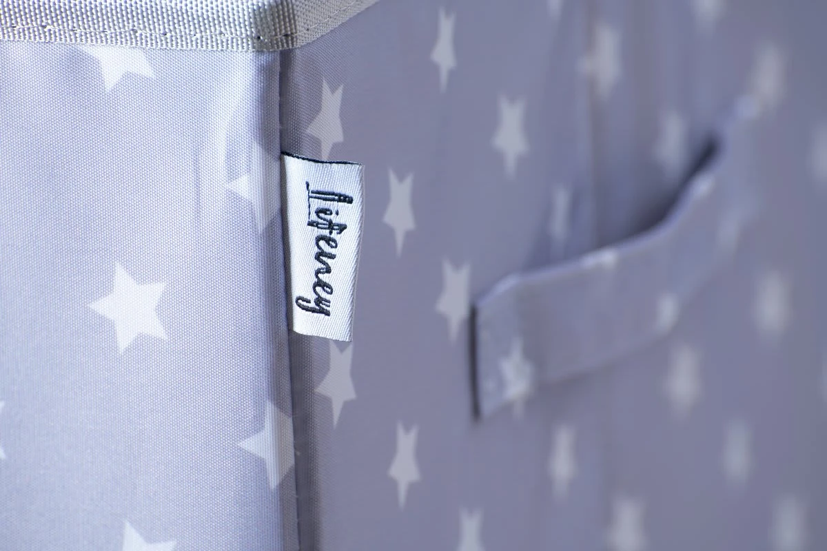 Lifeney Aufbewahrungsbox 2er-Set Hellgrau Stern, 37 X 25 X 21 Cm – Bild 10