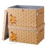 Lifeney Aufbewahrungsbox "DieMaus" 2er-Set Streuprint Orange – 37 X 25 X 21 Cm