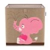 Lifeney Aufbewahrungsbox Elefant Dunkel, 33 X 33 X 33 Cm