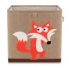 Lifeney Aufbewahrungsbox Fuchs Dunkel, 33 X 33 X 33 Cm