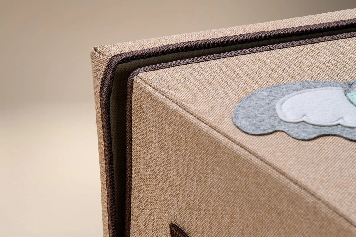 Lifeney Aufbewahrungsbox Mit Deckel Braun Koala, 33 X 33 X 33 Cm – Bild 9