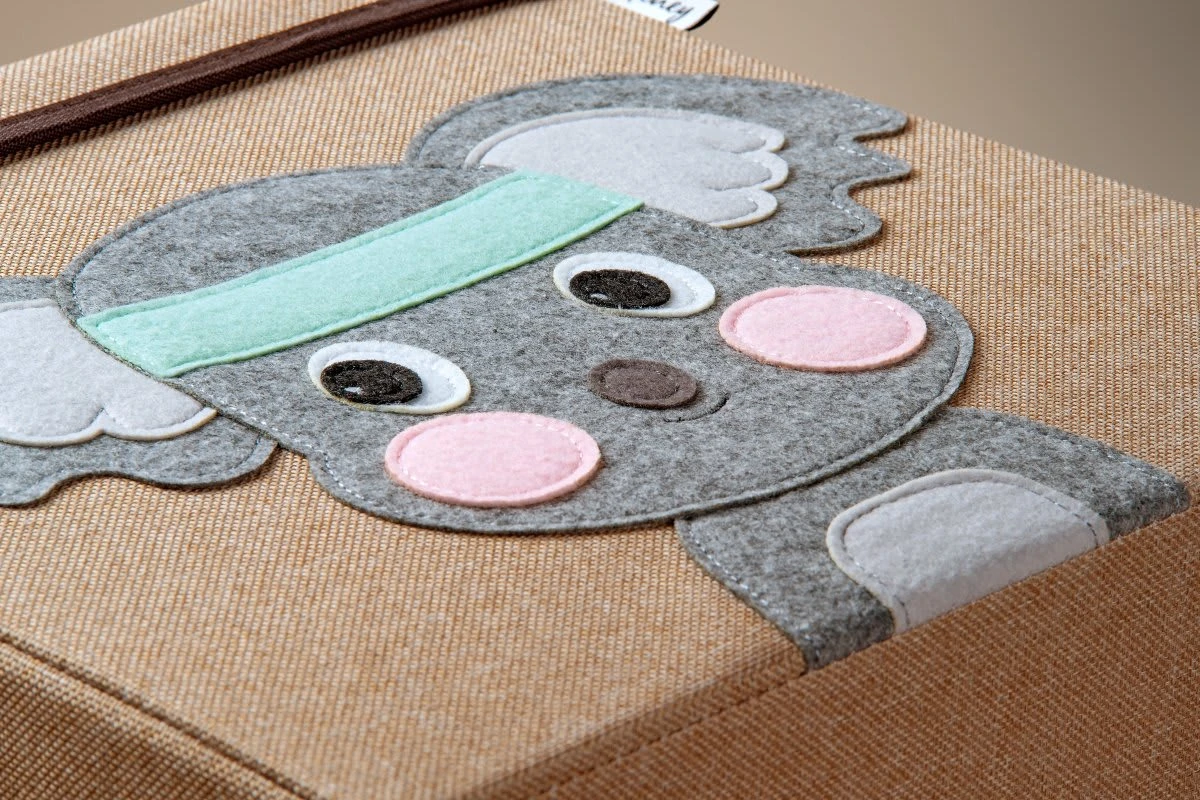 Lifeney Aufbewahrungsbox Mit Deckel Braun Koala, 33 X 33 X 33 Cm – Bild 10