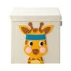 Lifeney Aufbewahrungsbox Mit Deckel Giraffe Hell, 33 X 33 X 33 Cm