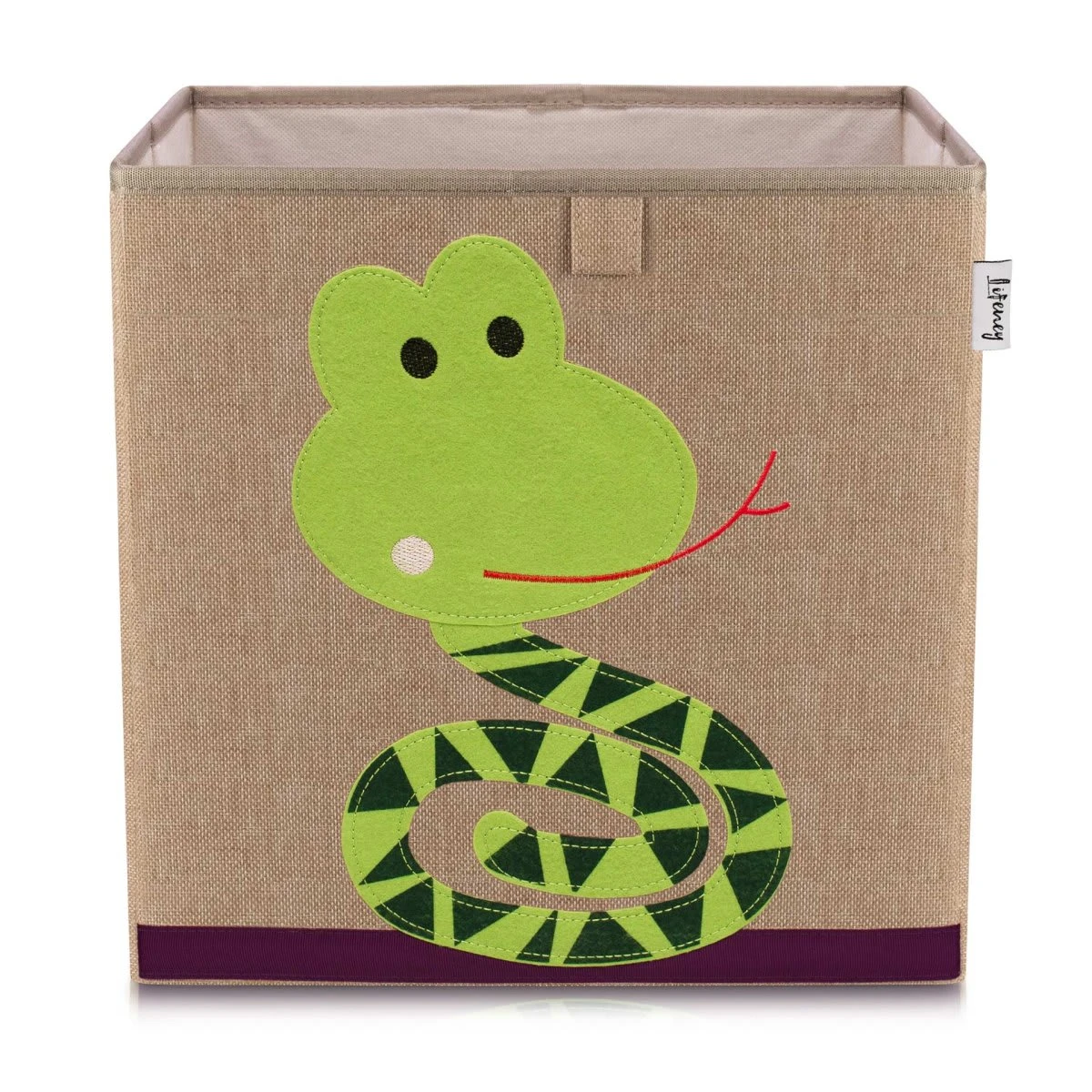 Lifeney Aufbewahrungsbox Schlange Dunkel, 33 X 33 X 33 Cm