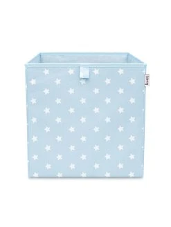 Lifeney Aufbewahrungsbox "Sterne" In Hellblau - (B)33 X (H)33 X (T)33 Cm