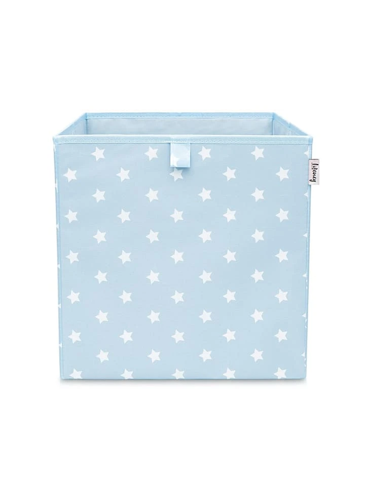 Lifeney Aufbewahrungsbox "Sterne" In Hellblau - (B)33 X (H)33 X (T)33 Cm