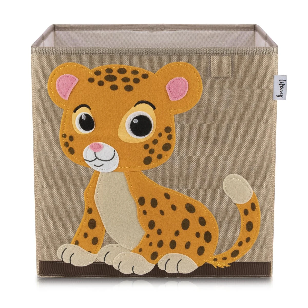Lifeney Aufbewahrungsbox Tiger Dunkel, 33 X 33 X 33 Cm