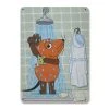 Logoshirt Blechschild Die Maus - Dusche In Mehrfarbig