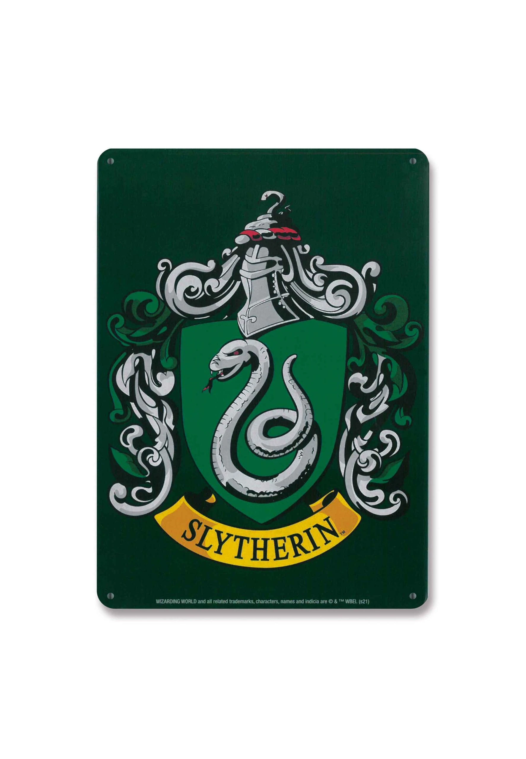 Logoshirt Blechschild Harry Potter - Slytherin In Mehrfarbig