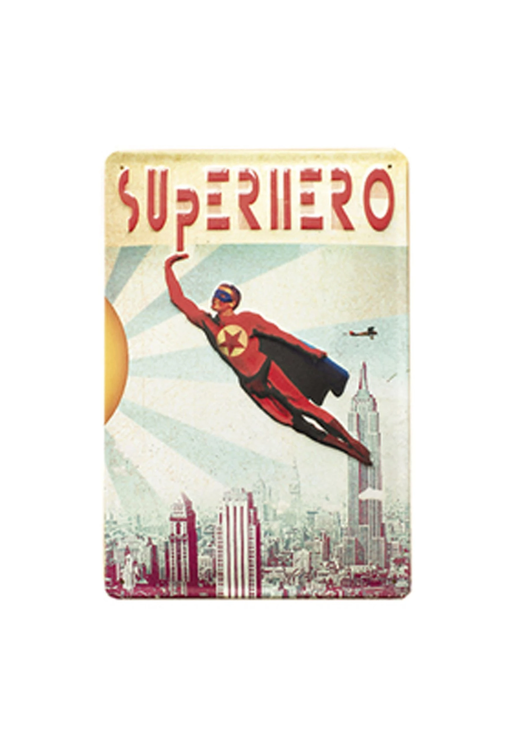 Logoshirt Blechschild Superheroes In Farbig – Bild 2