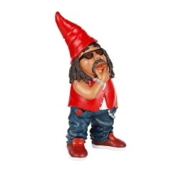 MARELIDA Cooler Gartenzwerg Mit Brille In Rot/blau