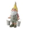 MARELIDA Gartenzwerg Mit Eimern In Bunt