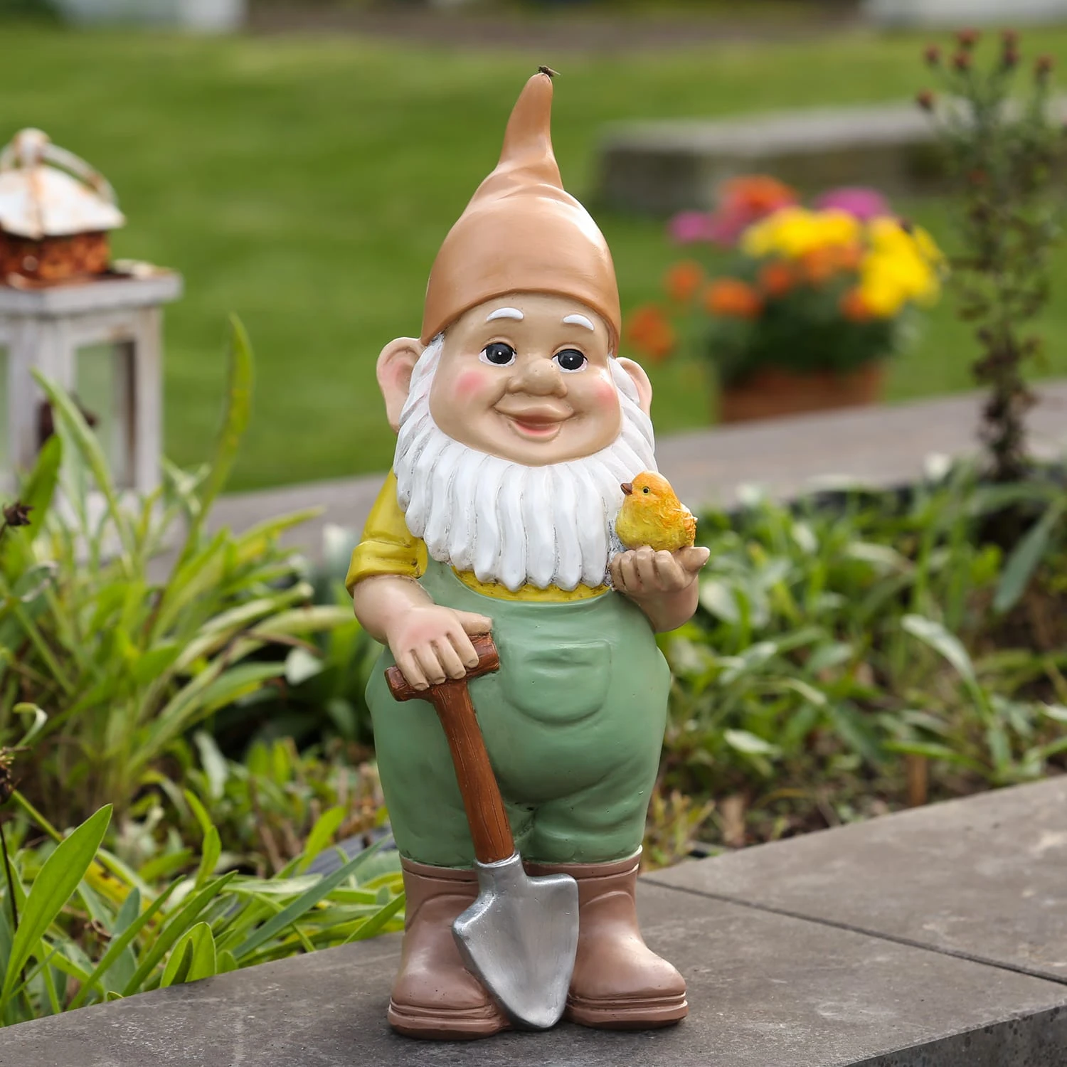 MARELIDA Gartenzwerg Mit Spaten Gartenfigur H: 29cm In Bunt – Bild 2