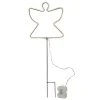 MARELIDA LED Gartenstecker Neon Engel 102LED H: 65cm In Weiß