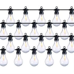 MARELIDA LED Party Garten Lichterkette Verlängerung Für Außen L: 9,5m In Transparent