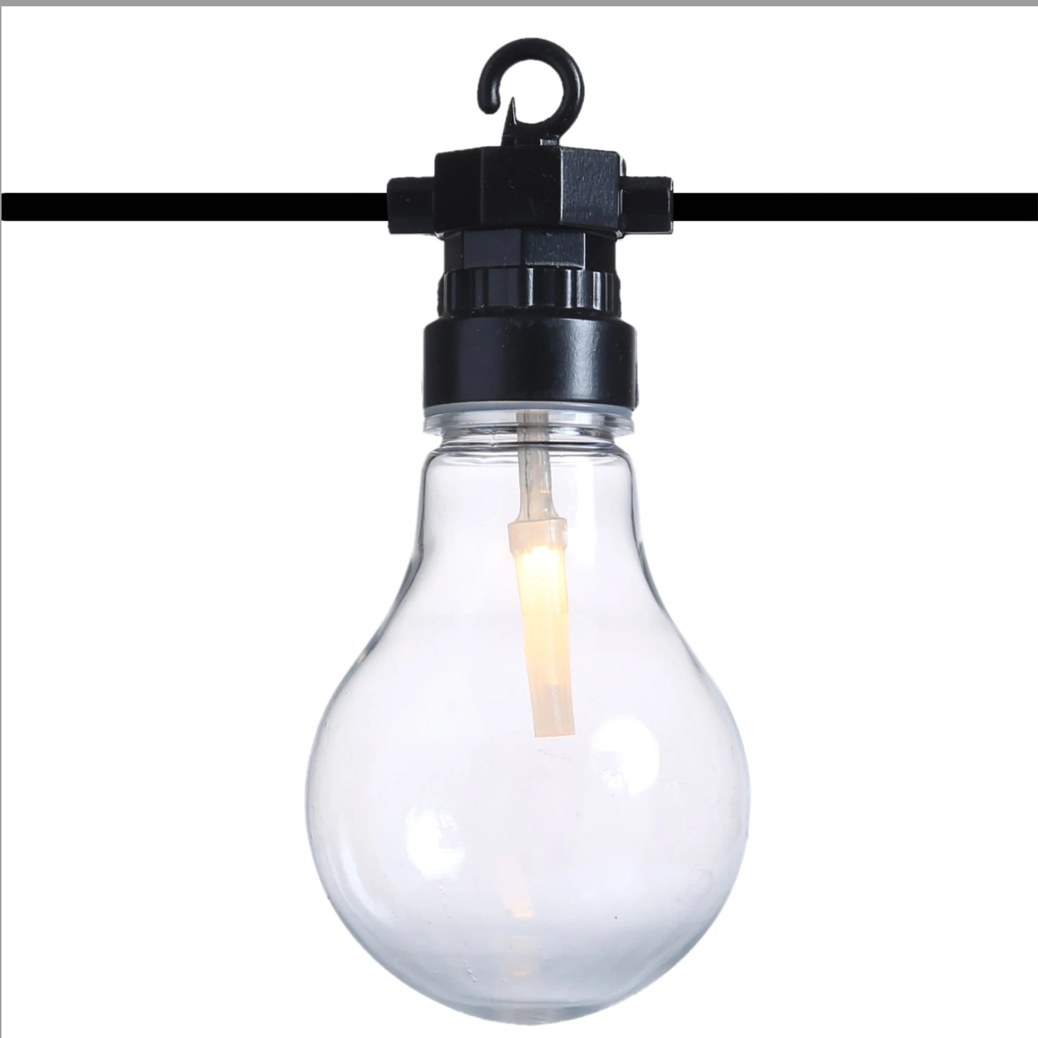 MARELIDA LED Party Garten Lichterkette Verlängerung Für Außen L: 9,5m In Transparent – Bild 4