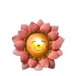 MARELIDA LED Solar Blume Gartendeko Lichtsensor H: 15cm In Rosa