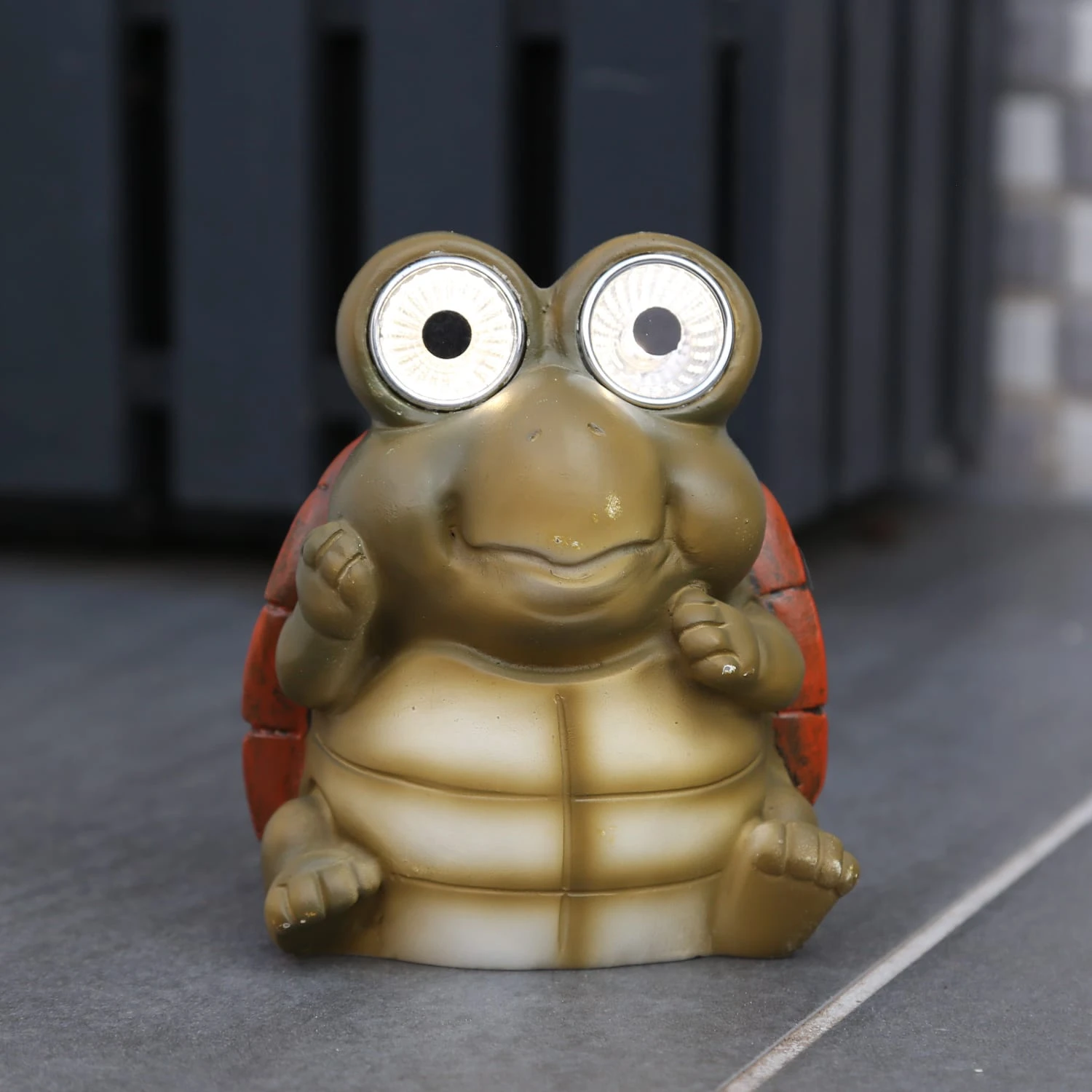 MARELIDA LED Solar Gartenfigur Schildkörte In Grün - H: 11,5cm – Bild 2