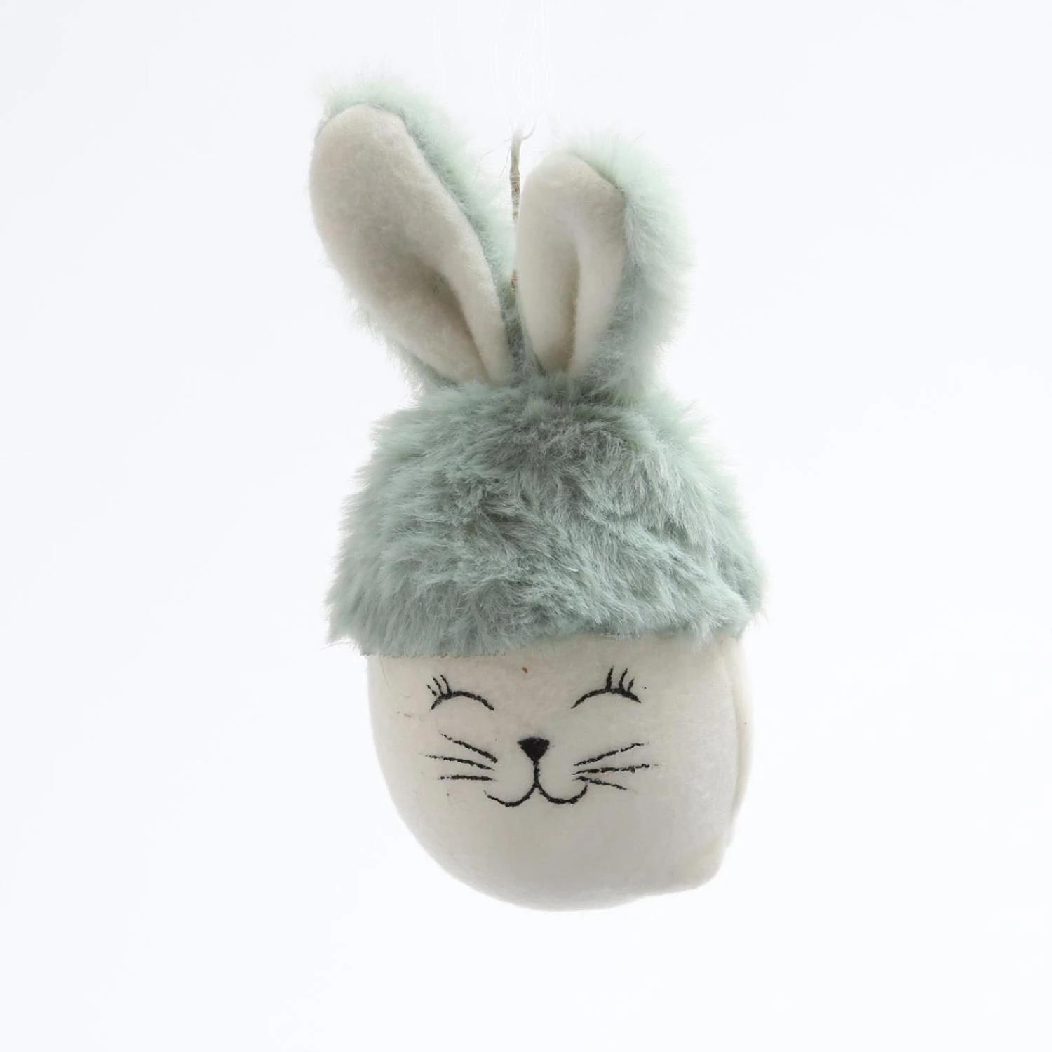 MARELIDA Osterhase Mit Plüschohren Dekofigur Ostern H: 16cm In Blau