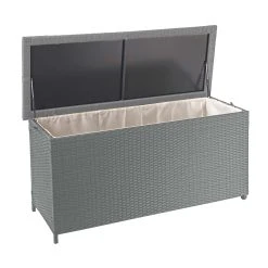 MCW Kissenbox D88, Premium Grau, 63x135x52cm 320l