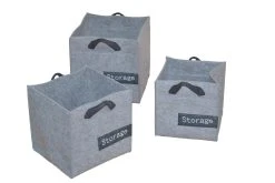 Möbel-direkt 3tlg. Korb-Set Susi In Grau