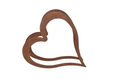 Möbel-direkt Herzregal Aus Eisen Selma In Braun