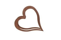 Möbel-direkt Herzregal Aus Eisen Selma In Braun