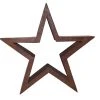 Möbel-direkt Metalldekoration Stern In Braun