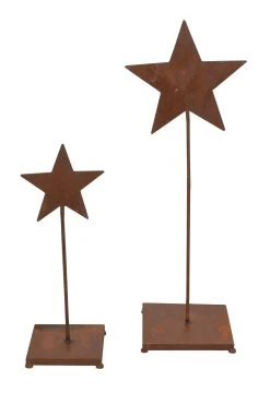 Möbel-direkt Metalldekoration "Stern" Richi In Braun