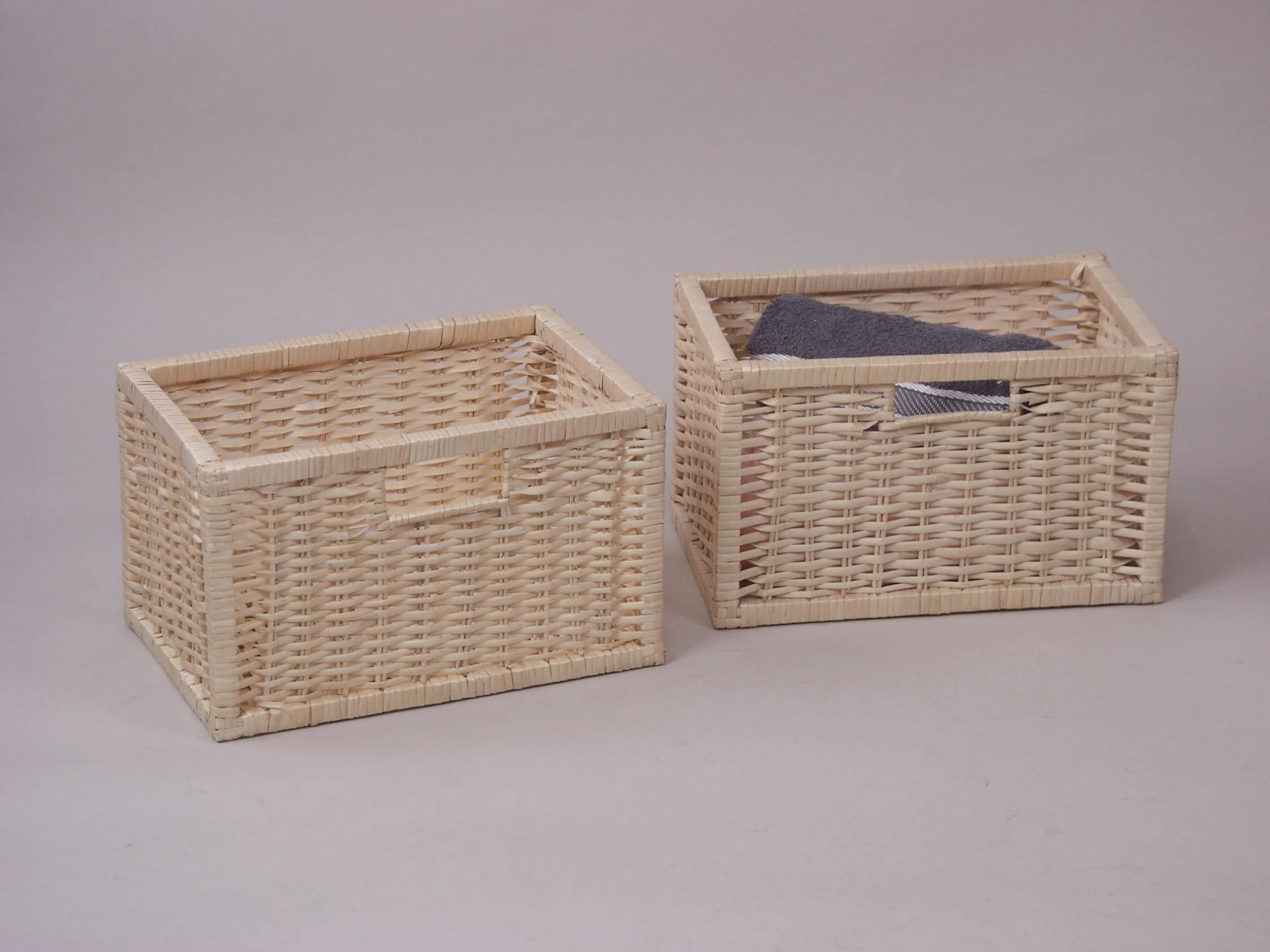 Möbel-direkt Weidenkörbe 2er Set In Naturfarben