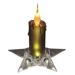 Näve Deko Kerze Auf Stern In Gold