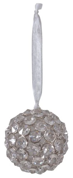 Näve Deko-Pendel Ohne Beleuchtung Ø 8 Cm Silber