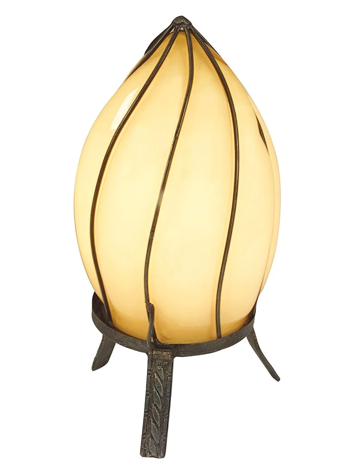 Näve Dekoleuchte "Orient" In Hellbraun/ Gelb - (H)32 X Ø 17 Cm