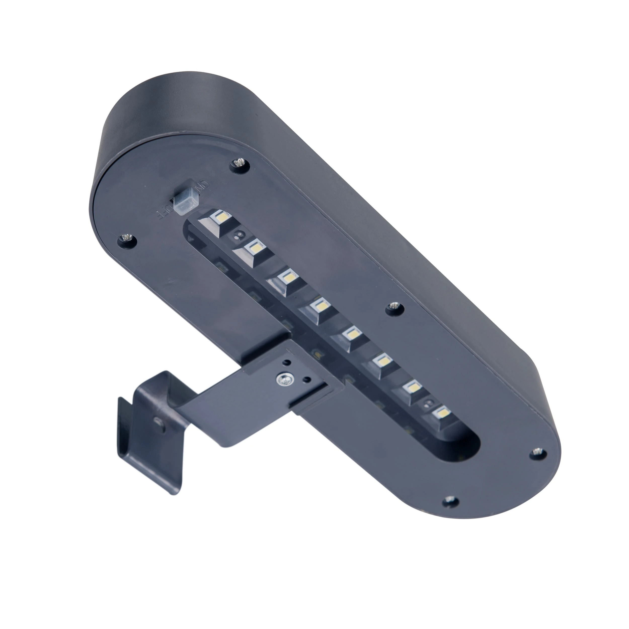 Näve LED 2er-Set Dachrinnenleuchte Mit Solar In Grau – Bild 4