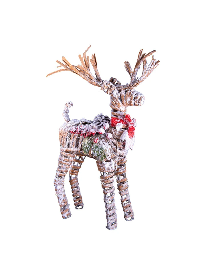 Näve LED-Dekoleuchte In Hellbraun - (B)40 X (H)40 X (T)10 Cm