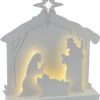 Näve LED-Dekoleuchte "Krippe" In Weiß - (H)40 Cm