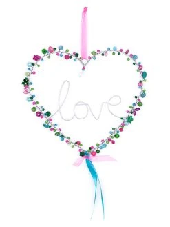 Overbeck And Friends Dekohänger "Love Aurora" In Bunt - (B)19 X (H)19 Cm