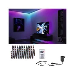 Paulmann LED Streifen EntertainLED Strip Set 3m In Schwarz