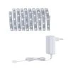 Paulmann LED Streifen MaxLED 250 Set 3m Warmweiß Protect Cover Beschichtet In Silber