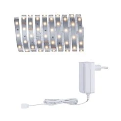 Paulmann LED Streifen MaxLED 250 Set 3m Warmweiß Unbeschichtet In Silber