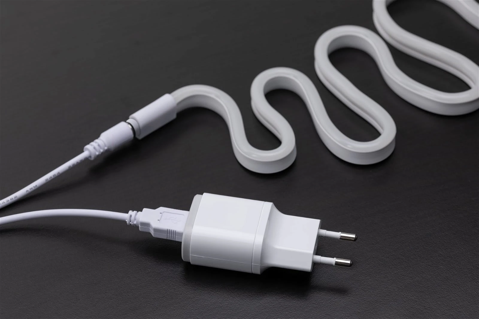 Paulmann LED Streifen Neon Colorflex USB Strip Green 1m In Weiß – Bild 9