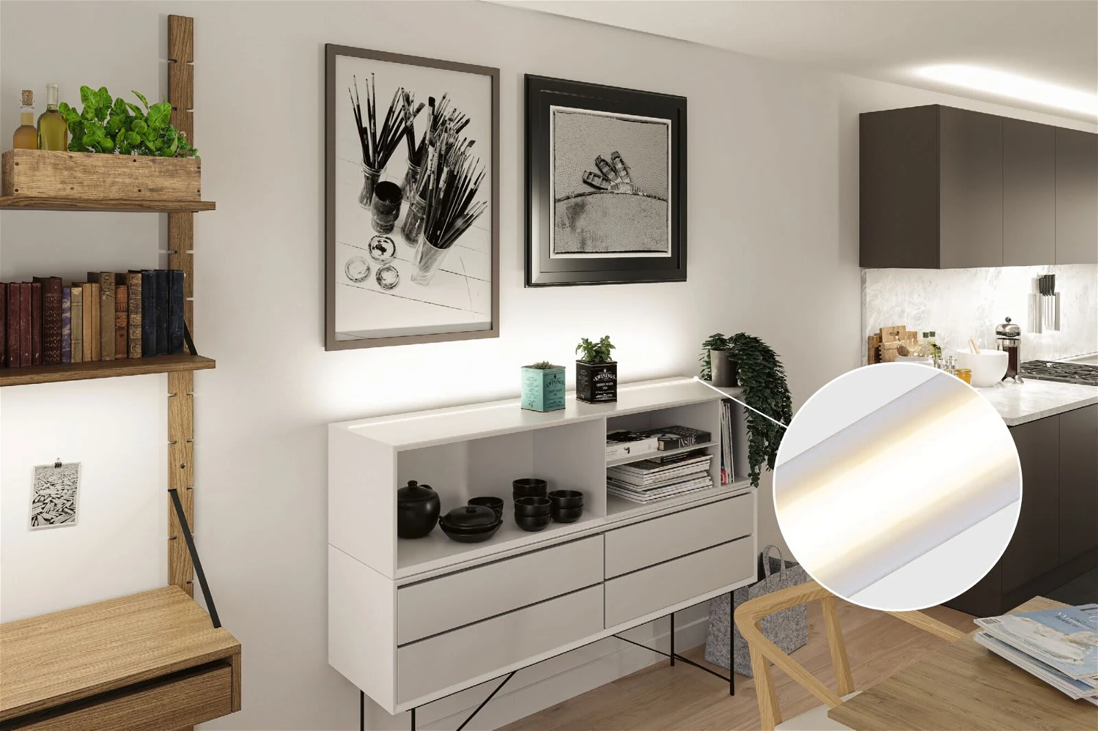 Paulmann LED Streifen SimpLED COB Strip Set Warmweiß 3m In Weiß – Bild 8