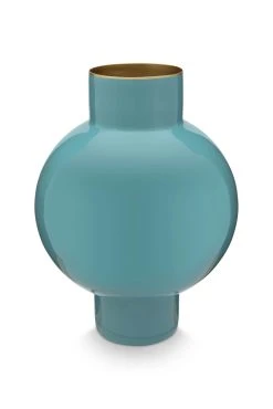 Pip Studio Vasen "Vase Piccolo Organic" In Grün - (L) 18 X (B)24 Cm