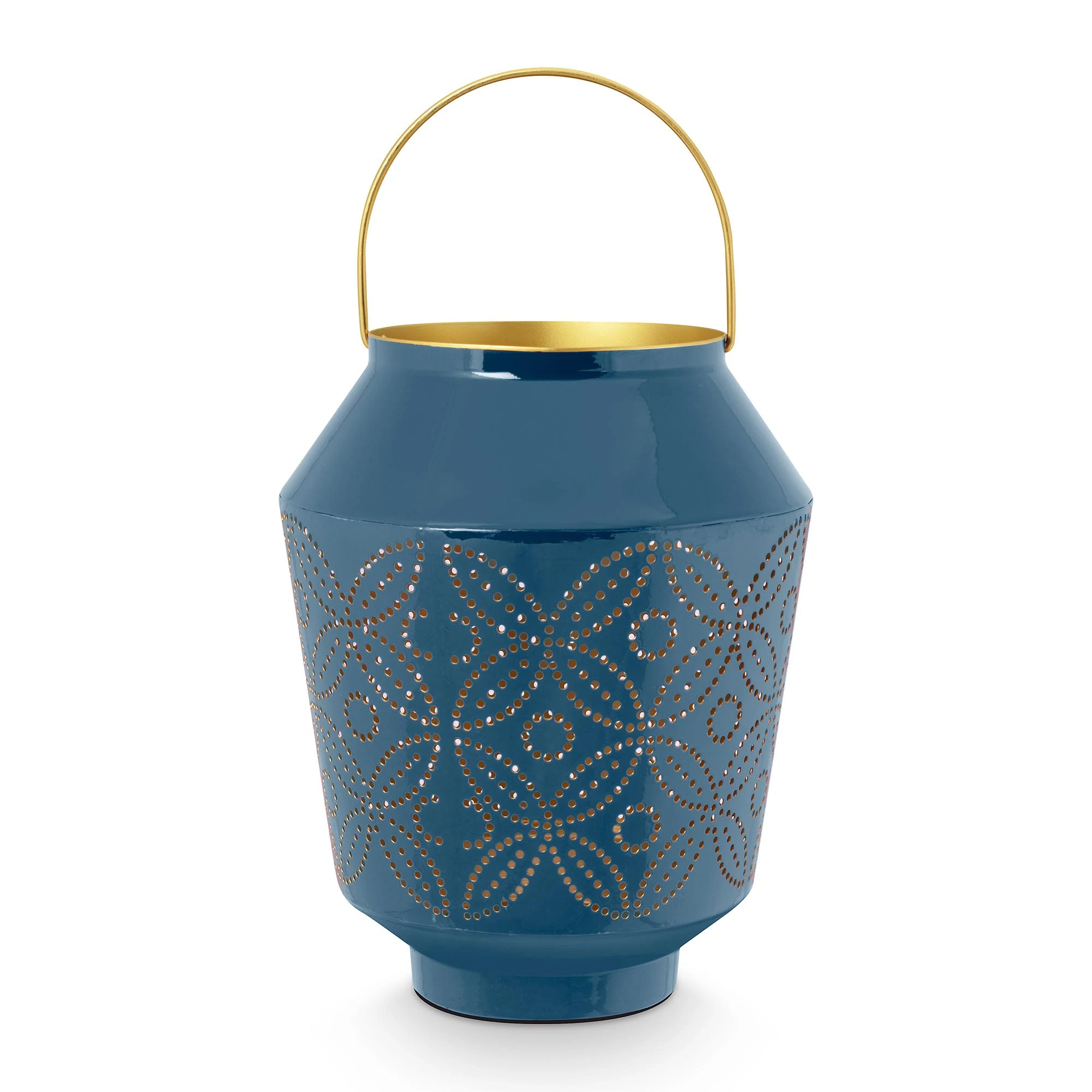 Pip Studio Windlichter "Enamelled Blue" In Blau - 29cm