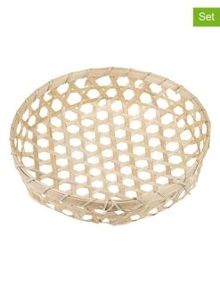 Profiline 2er-Set: Weidenkörbchen In Natur - (H)6 X Ø 25 Cm