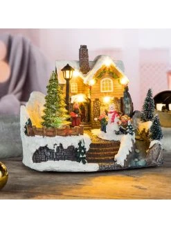 Profiline LED-Dekoleuchte "Christmas Village" In Bunt - (B)20 X (H)16,5 X (T)15 Cm